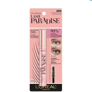 L'OREAL VOLUMINOUS LASH PARADISE Waterproof Mascara #200 BLACKEST BLACK *NEW*